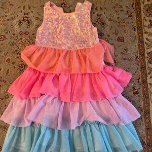 H and M colorful girls dress size 7